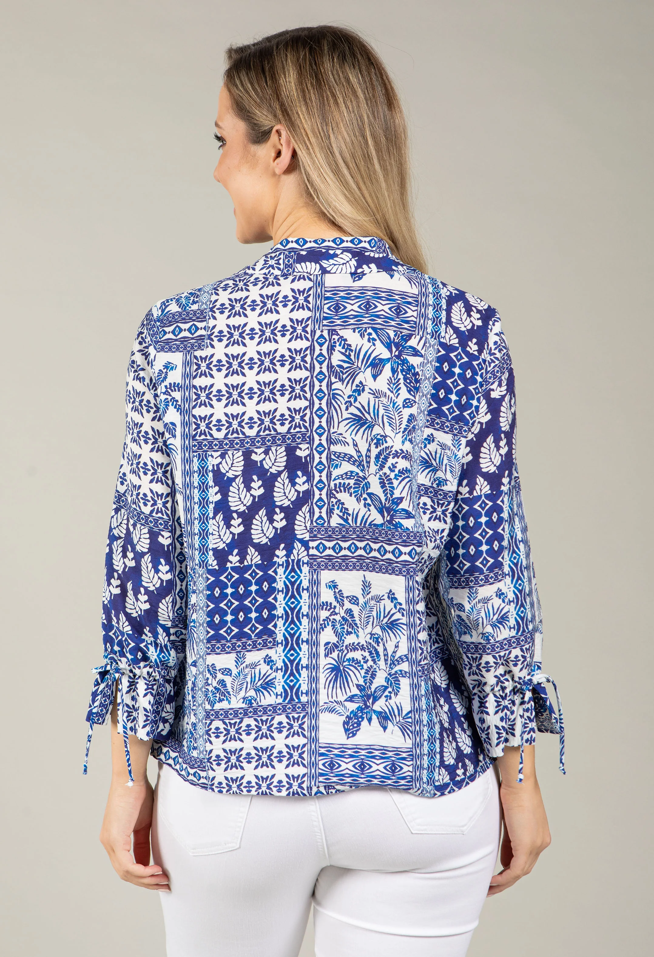 Selva Mosaic Print Blouse - Image 4