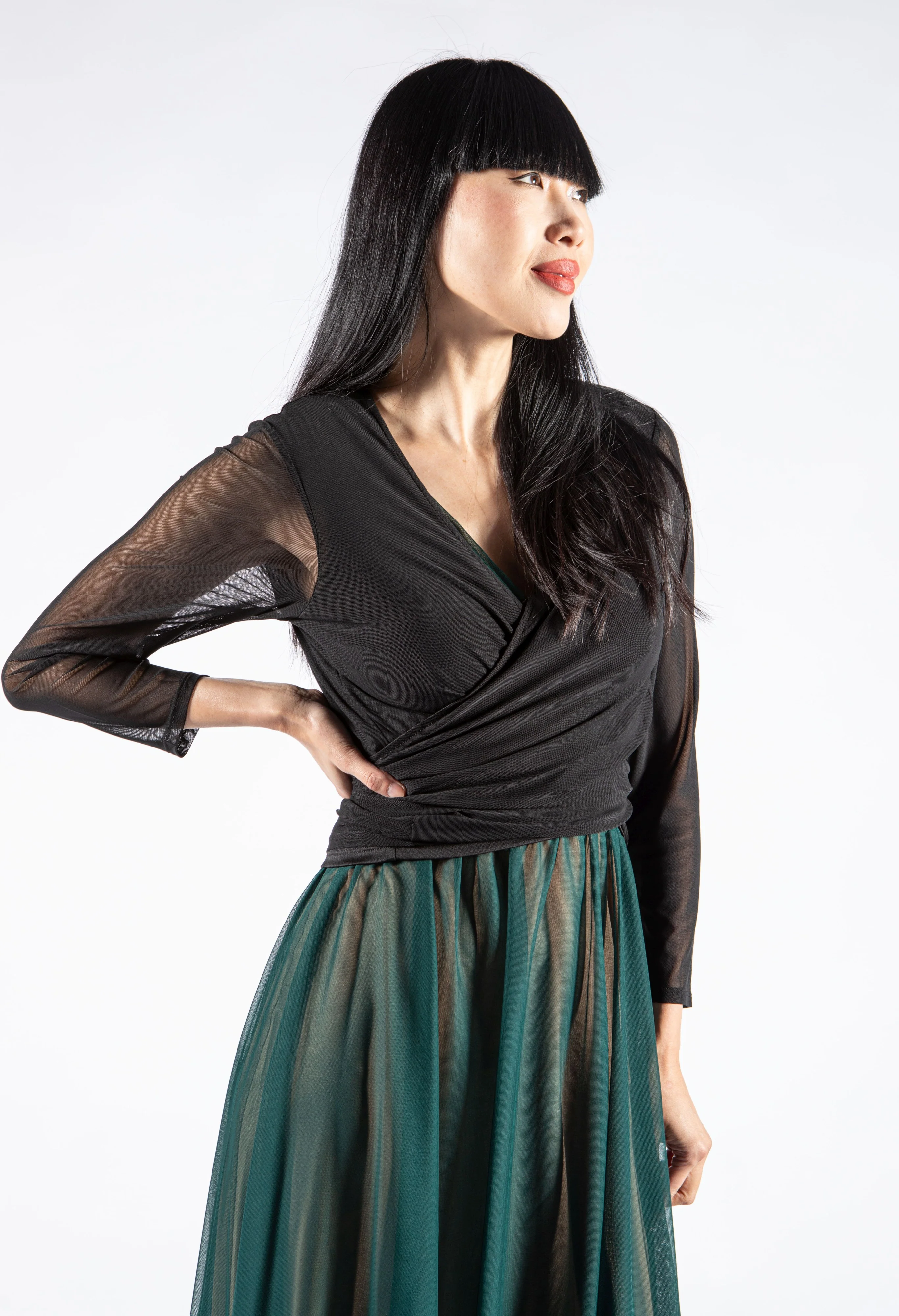 Sheer Tie Cardigan - Image 4