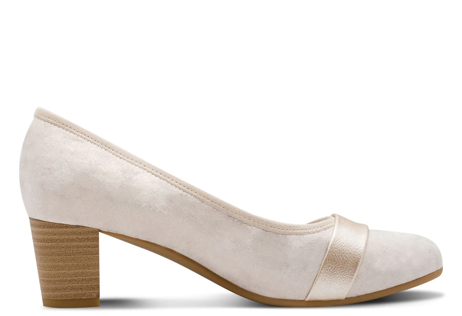 Shimmer Strap Court Heel - Image 2