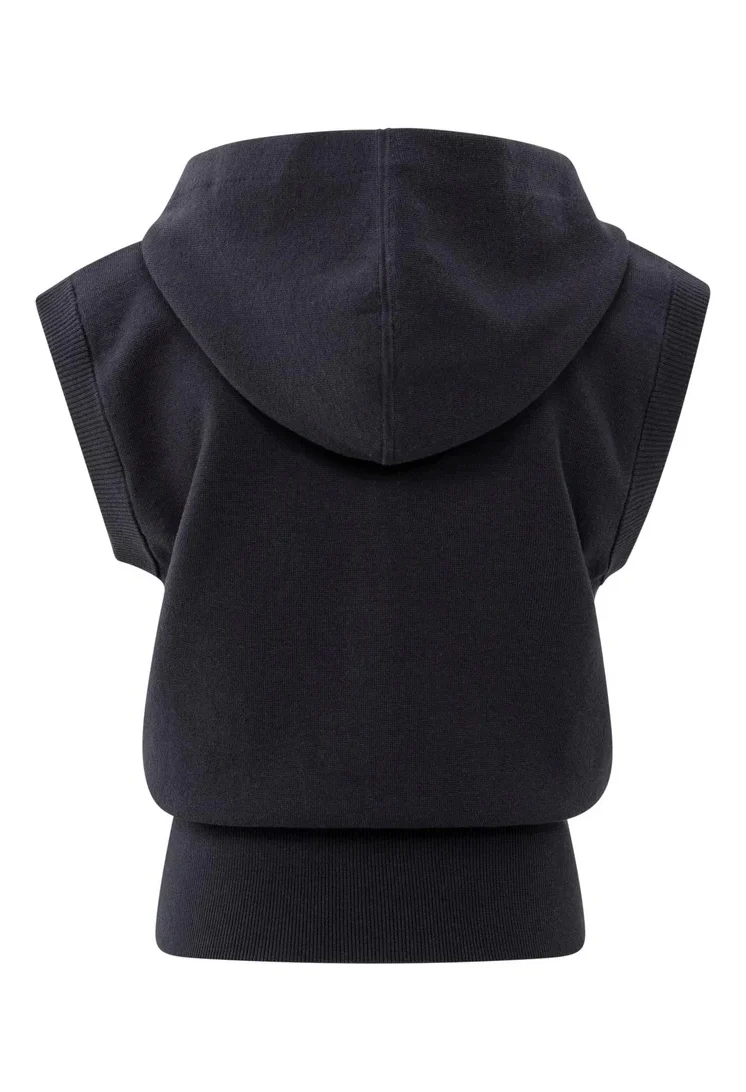 Sleeveless Zip-Up Hoodie - Image 4