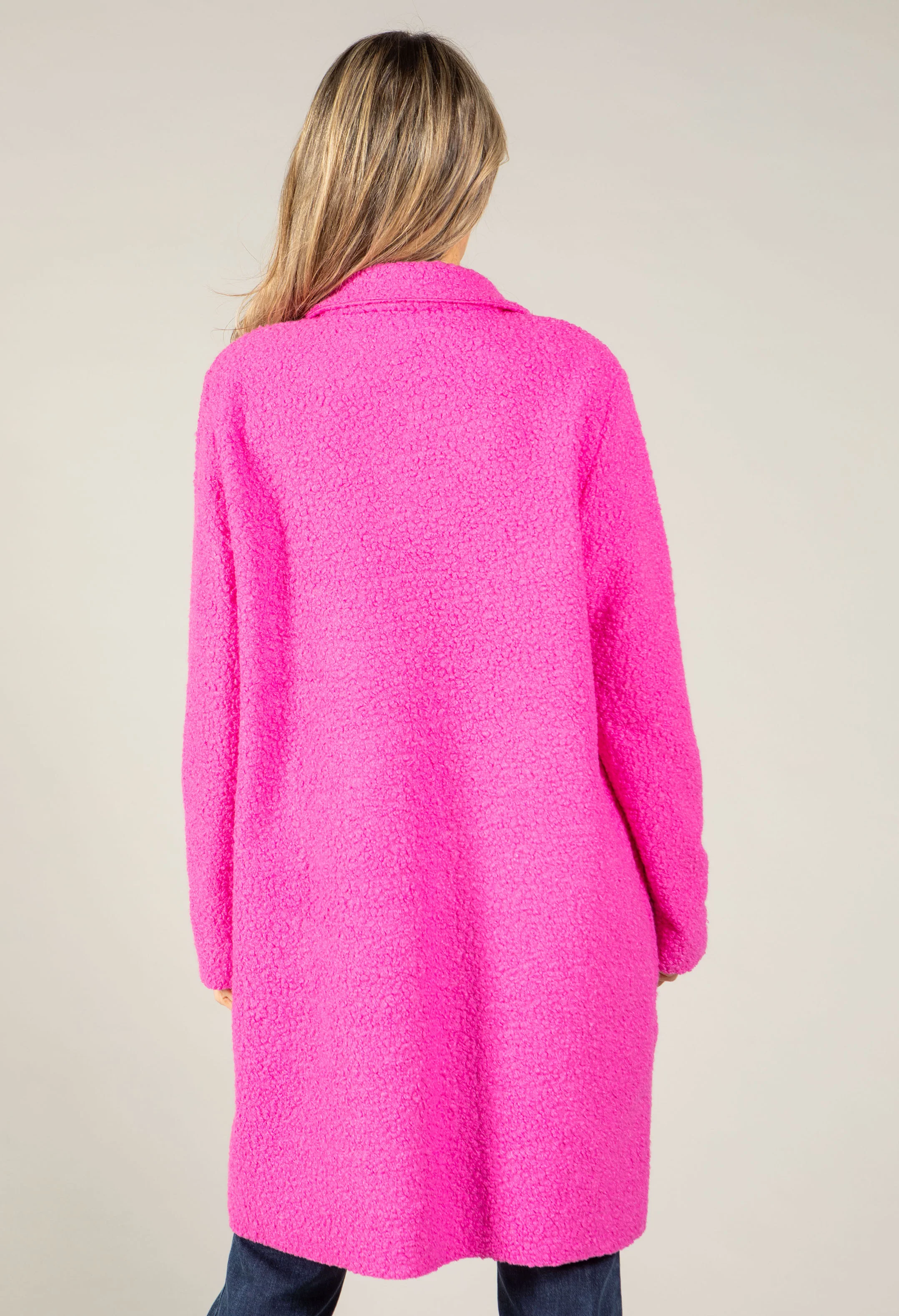 Soft Boucle Trench Coat - Image 11