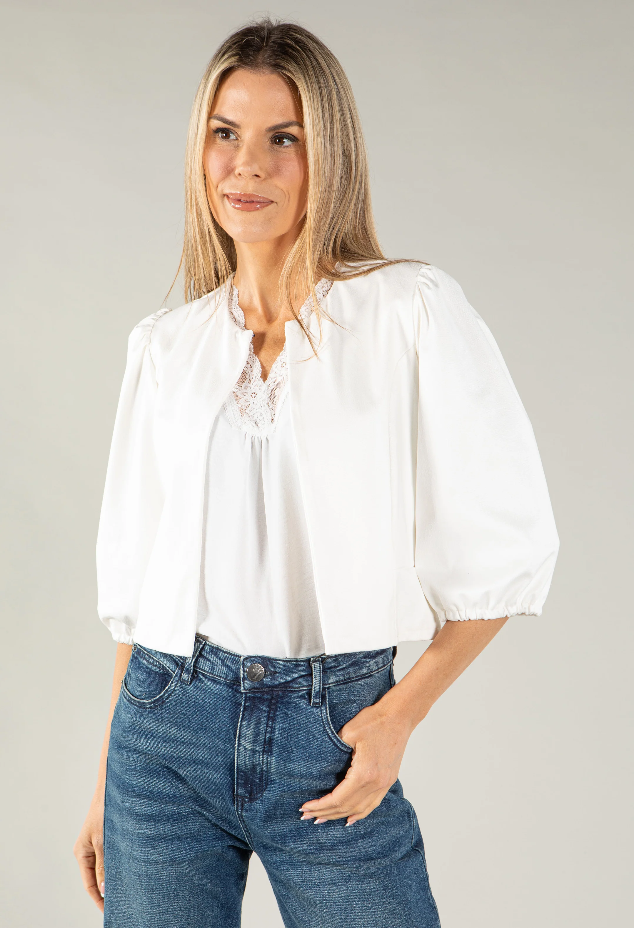 Soft Leather Feel Jacket - Image 2