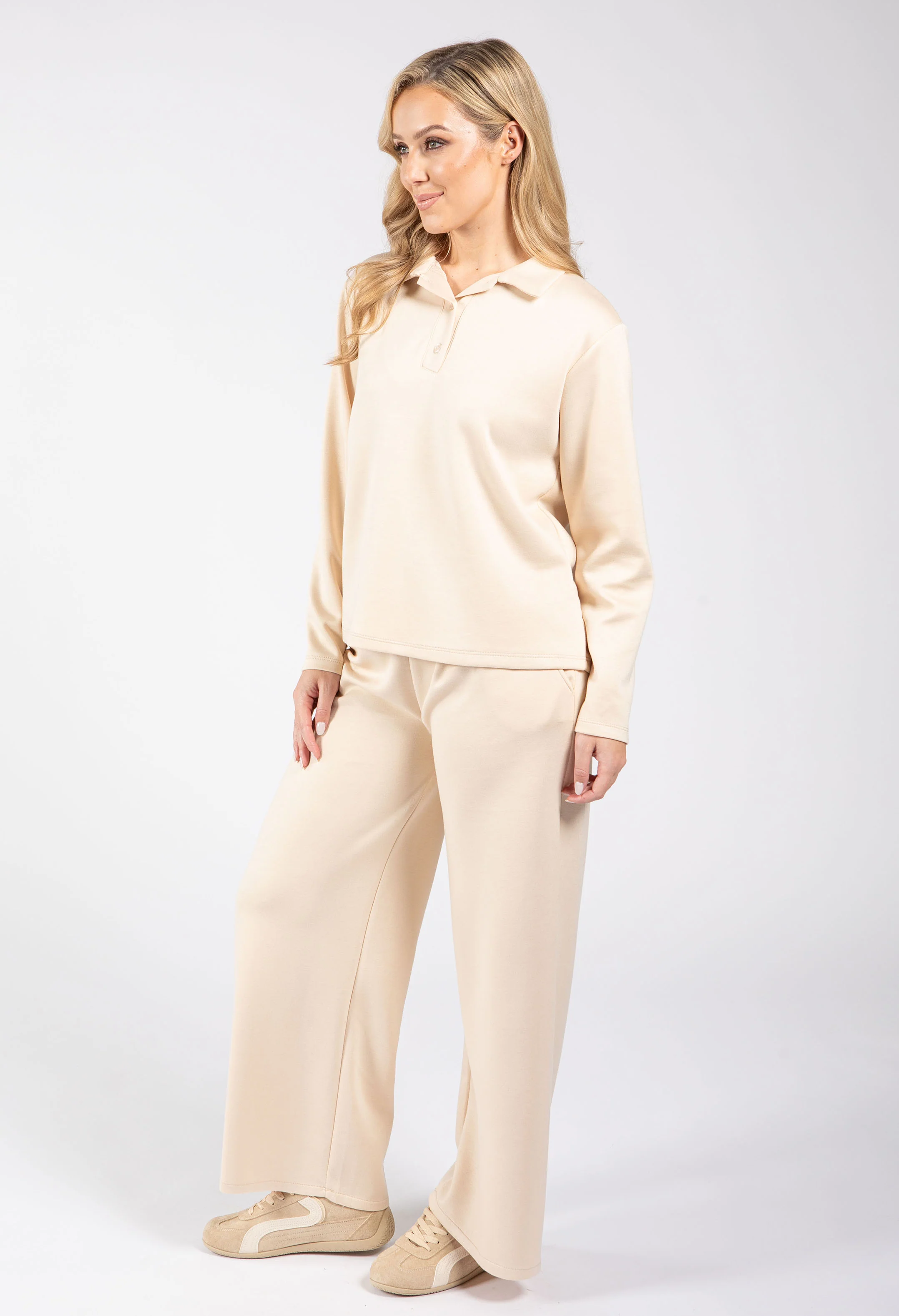 Soft Touch Wide Leg Joggers