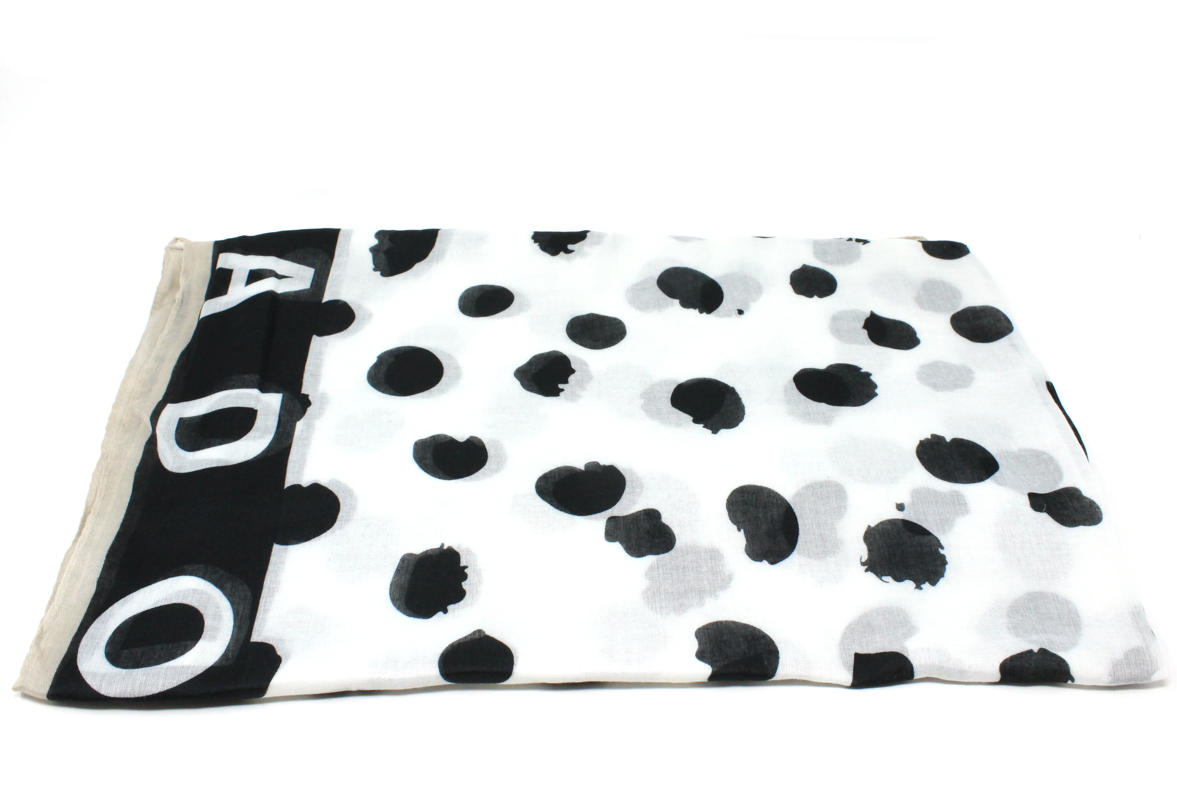 Spotted Print Scarf - Image 7