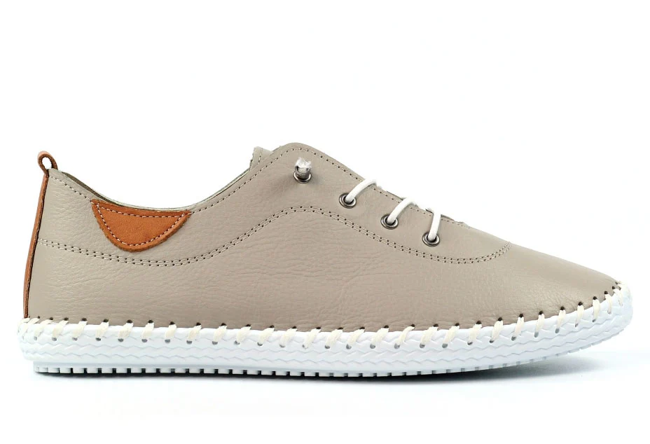 St Ives Leather Plimsoll - Image 19
