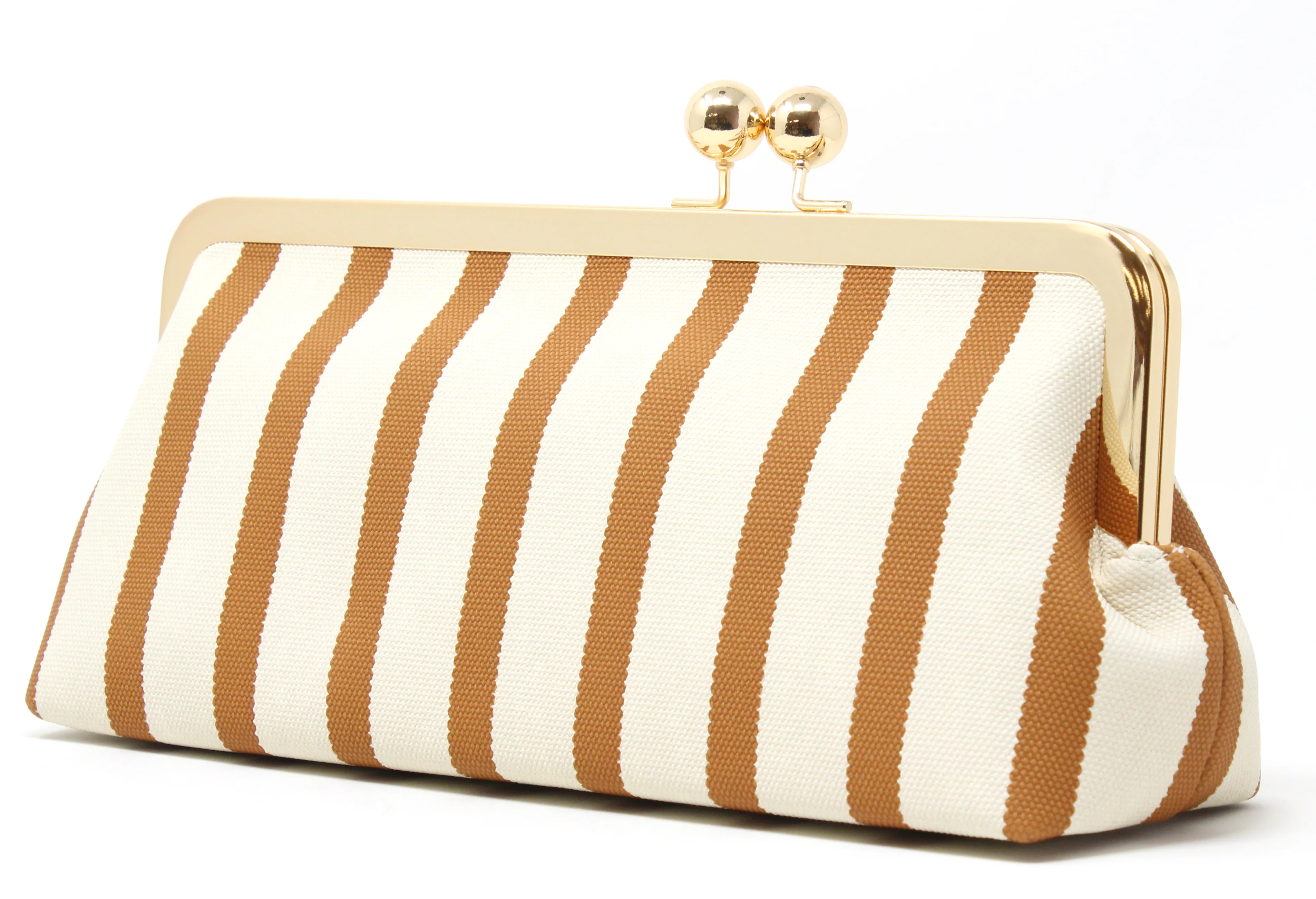 Striped Canvas Clutch Bag - Image 21