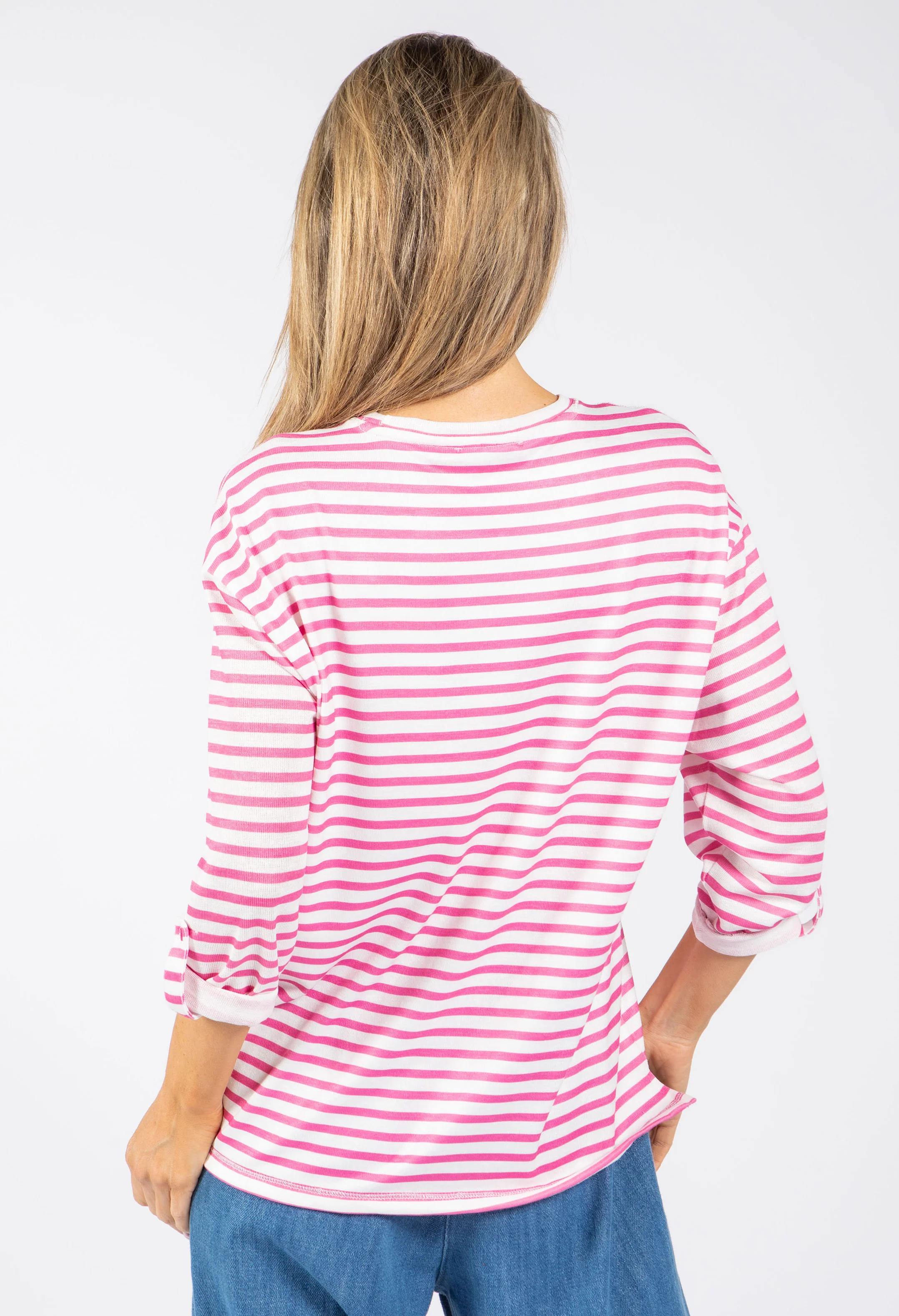 Striped Fine Knit Top - Image 4