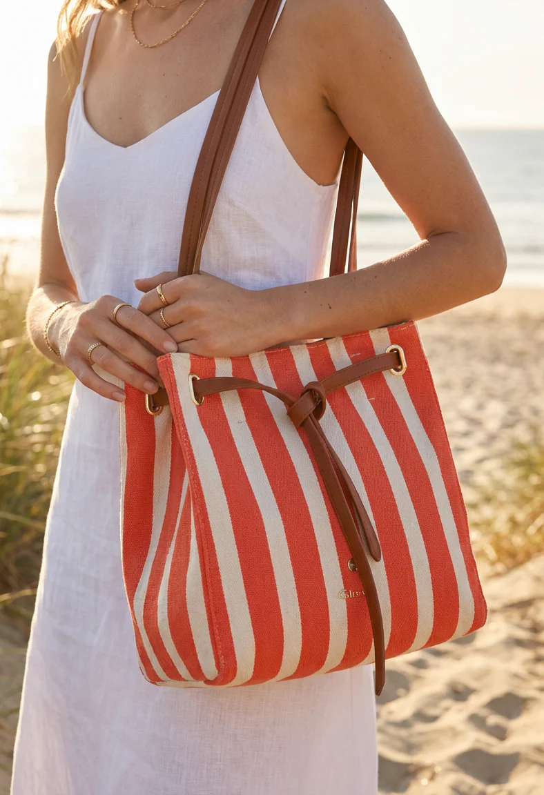 Striped Shopper Bag - Image 16