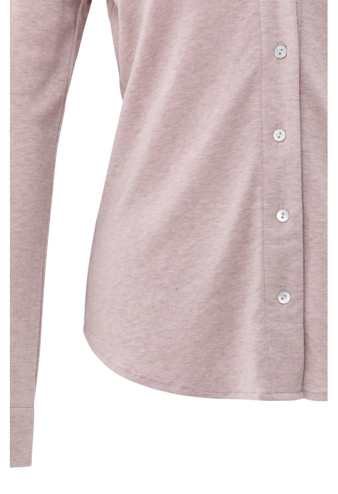 V-Neck Jersey Blouse - Image 7