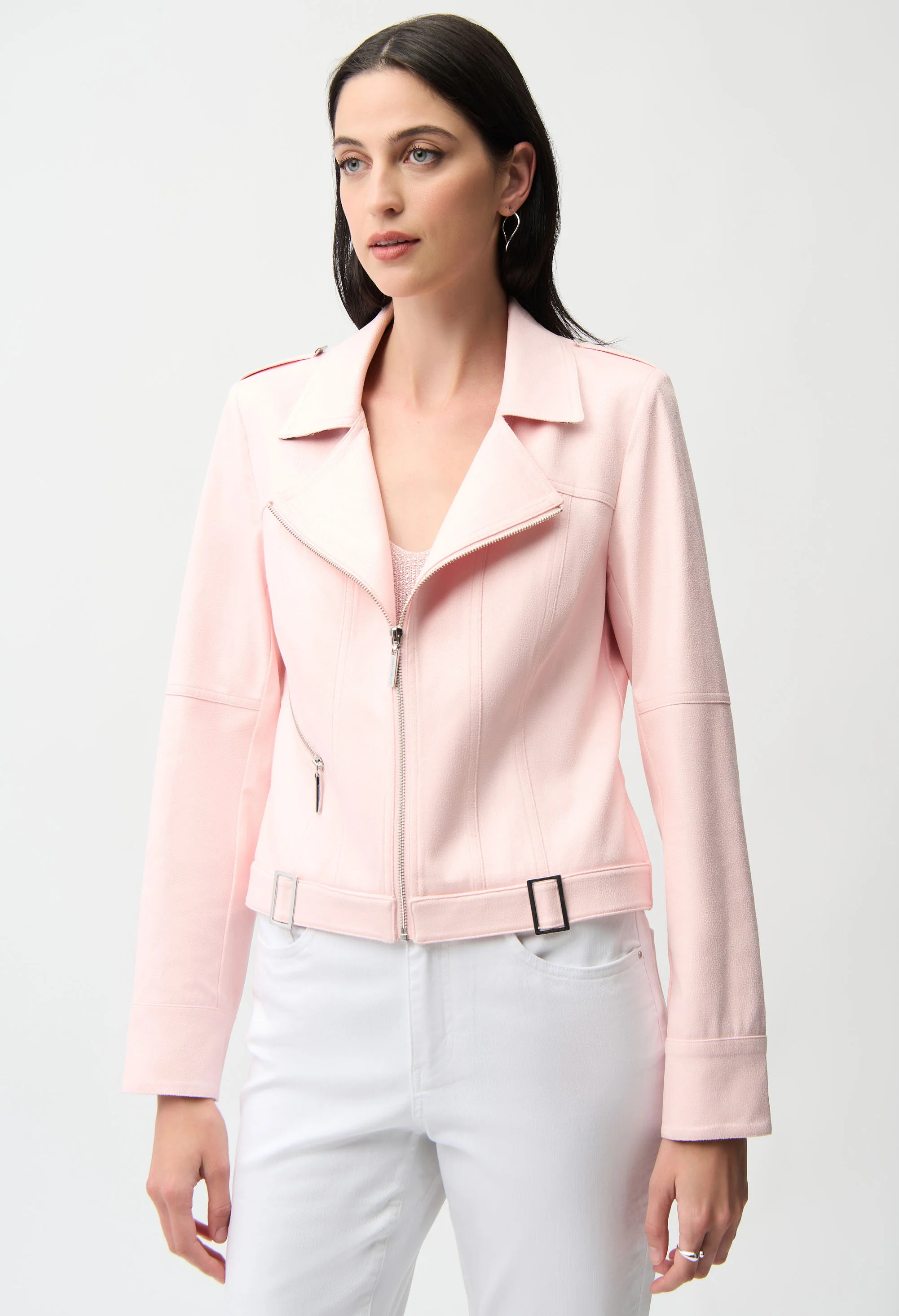 Zipper Closure Casual Jacket - Image 5