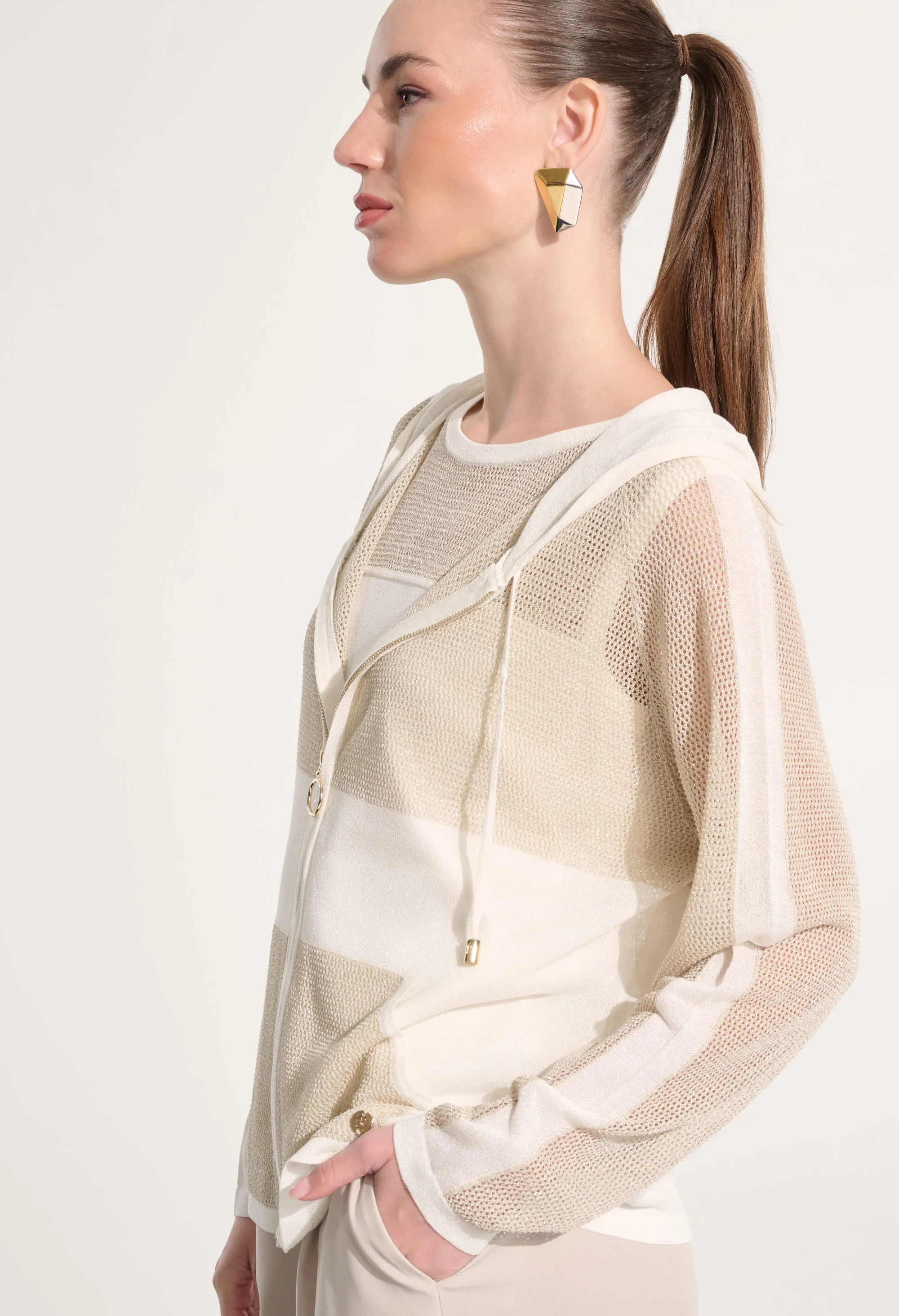 Zipper Hooded Casual Jacket - Image 2